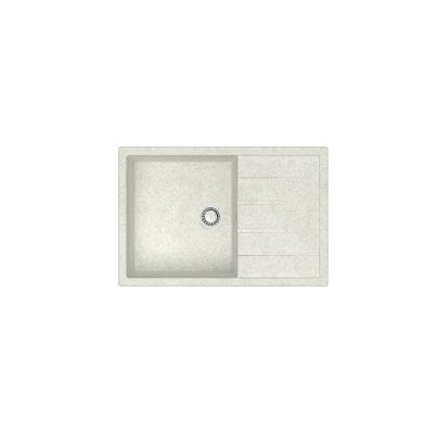 12949 Мойка матовая Модель 161/Q15 (белый гранит) Карельский камень